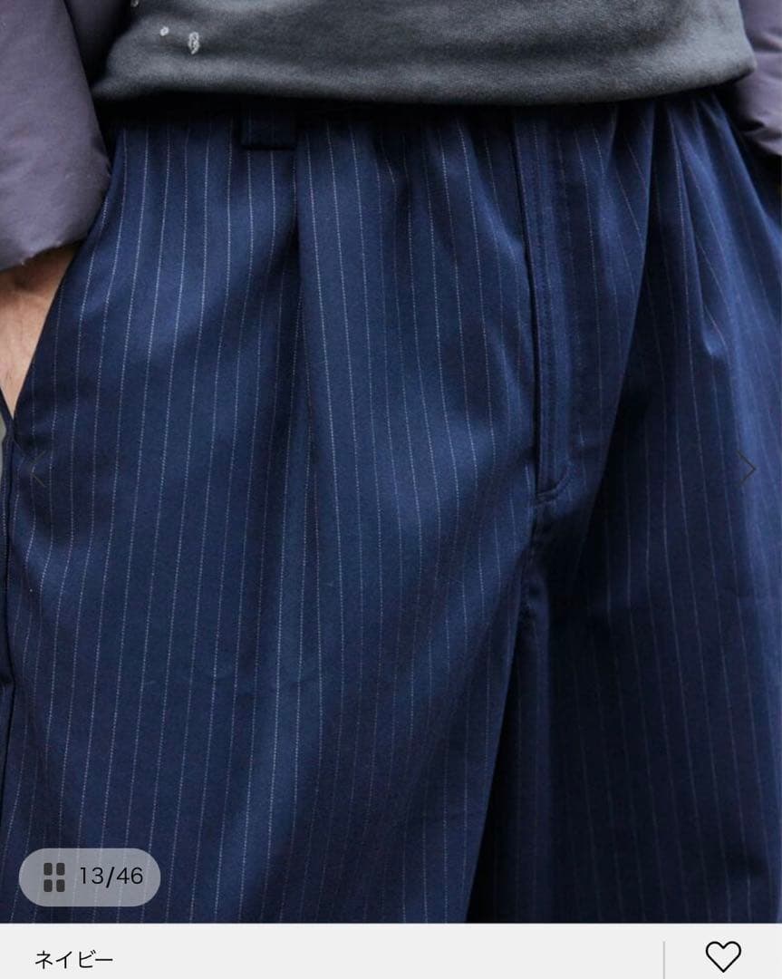 JOURNAL STANDARD TRモダンツイル ワイド スラックス