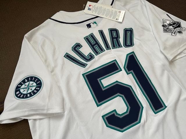 イチロー51引退セレモニー記念試合モデル現地入手LimitedジャージUS限定L