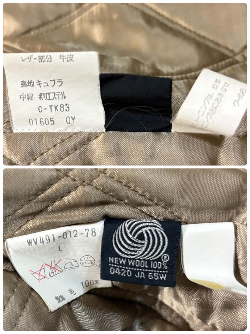 バーバリーズ　レザー　ダッフルコート　本革　キャメル　バーバリー　ロングコート