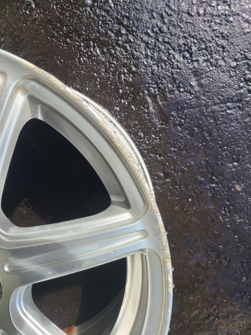 16インチ シルバー 5スポークホイールセット