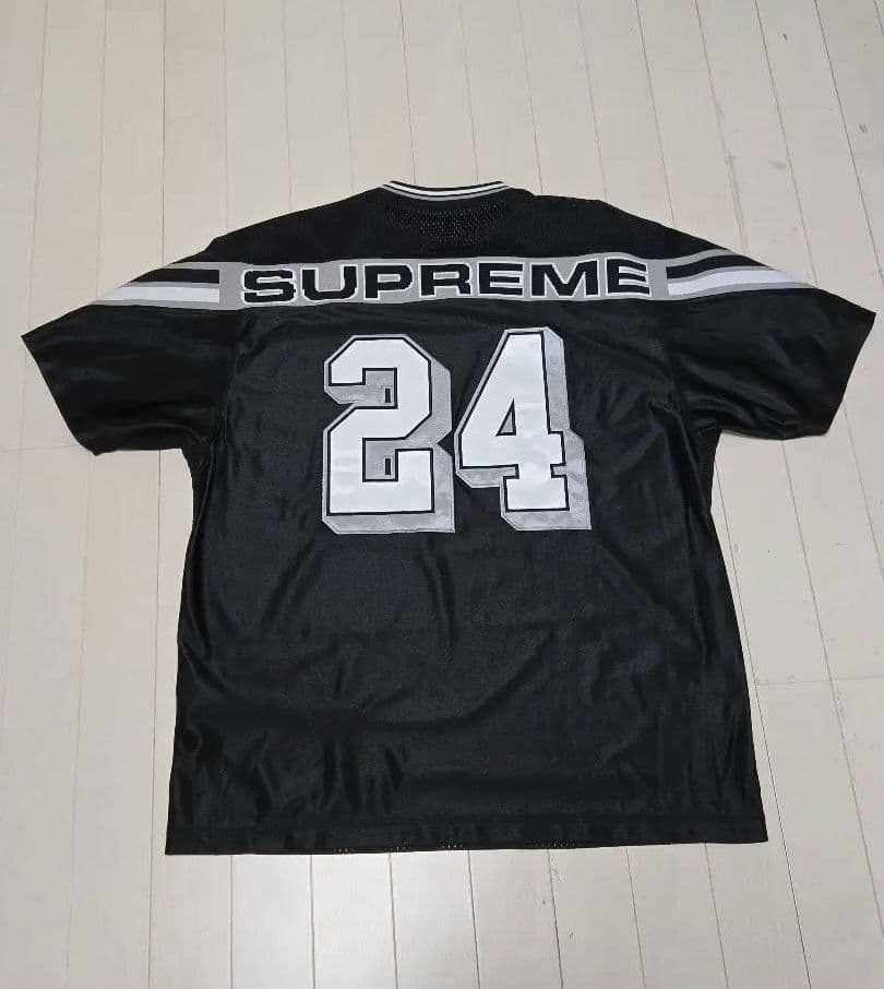 Supreme Rib Football Jersey ブラック 24