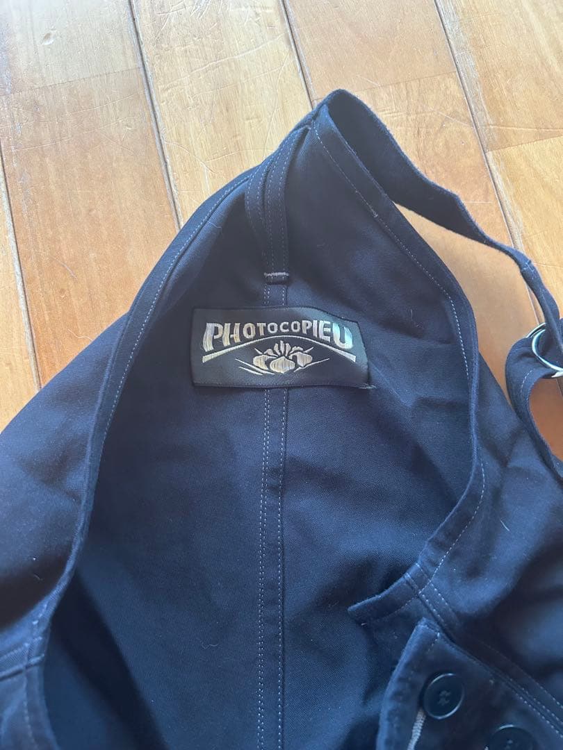 PHOTOCOPIEU フォトコピュー ブラックサロペット オールインワン 38