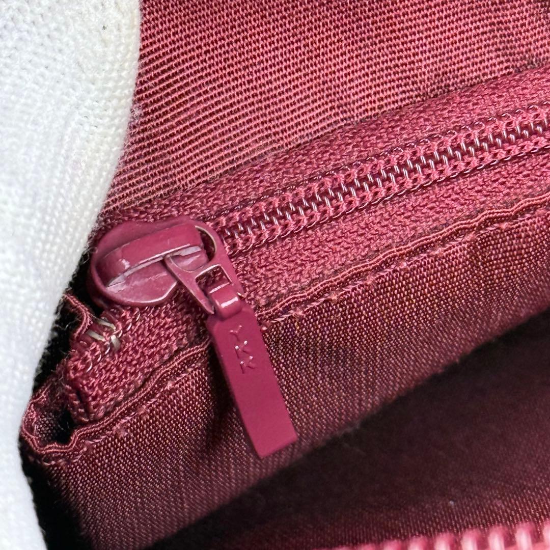 バーバリー ショルダーバッグ ノバチェック キャンバス サフィアーノレザー 赤