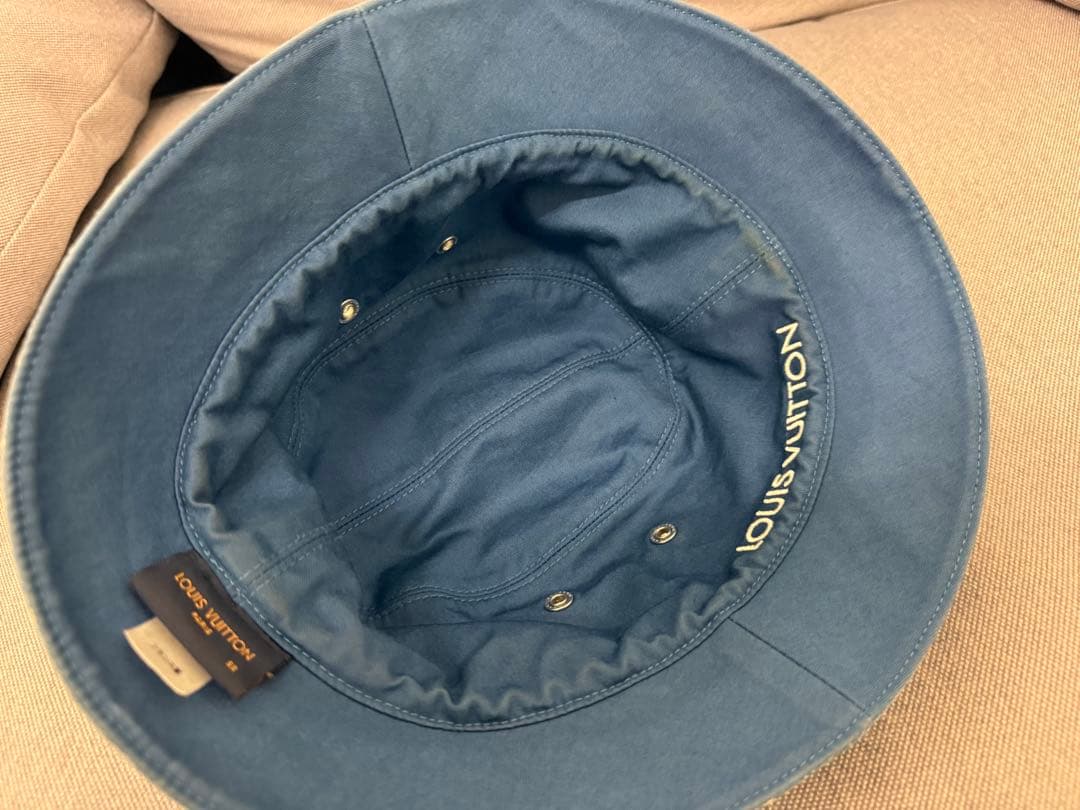 マ*ト様 ルイヴィトン ボネ モノグラム エッセンシャル デニム LV バケット