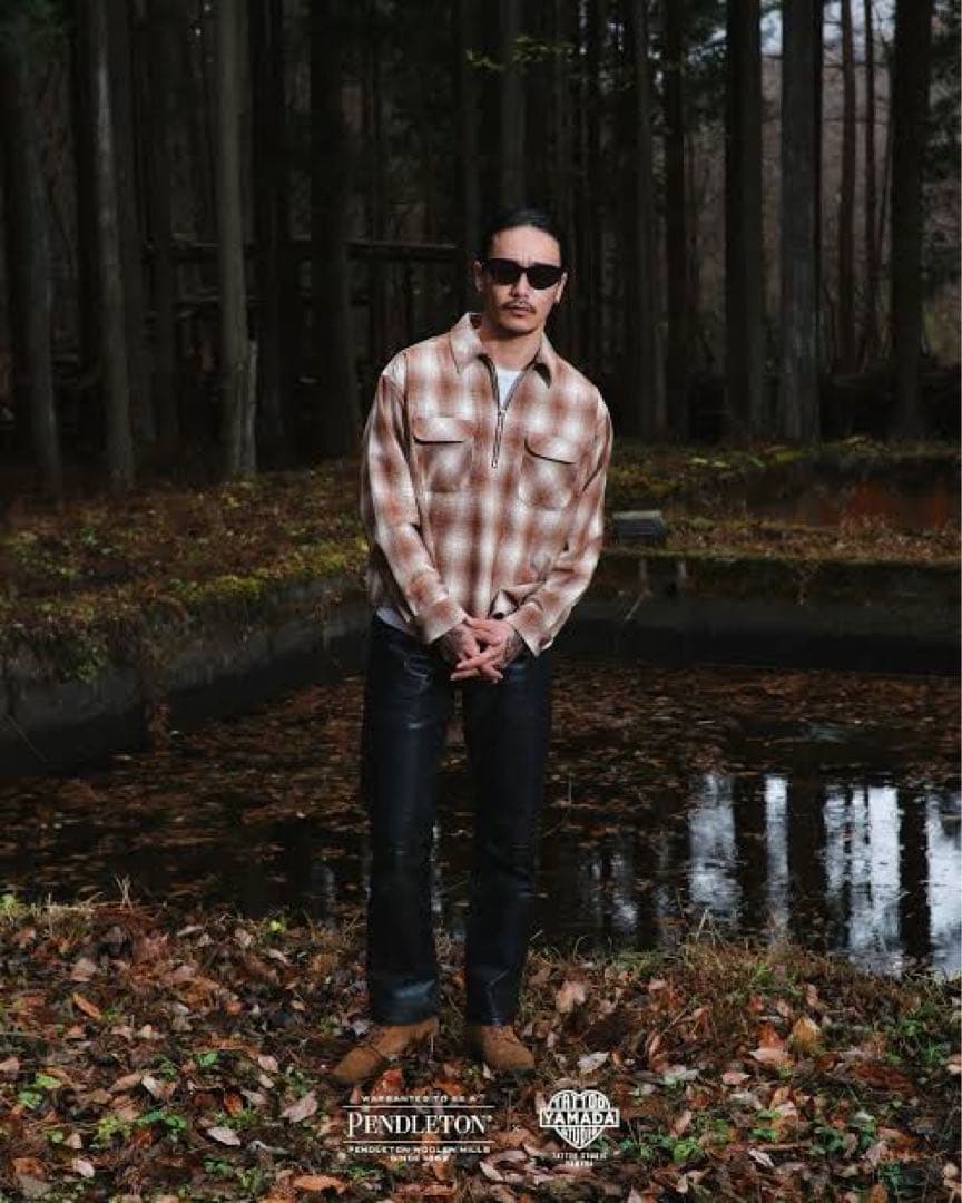 ★S&W★W32 レザーパンツ エスアンドダブル 501