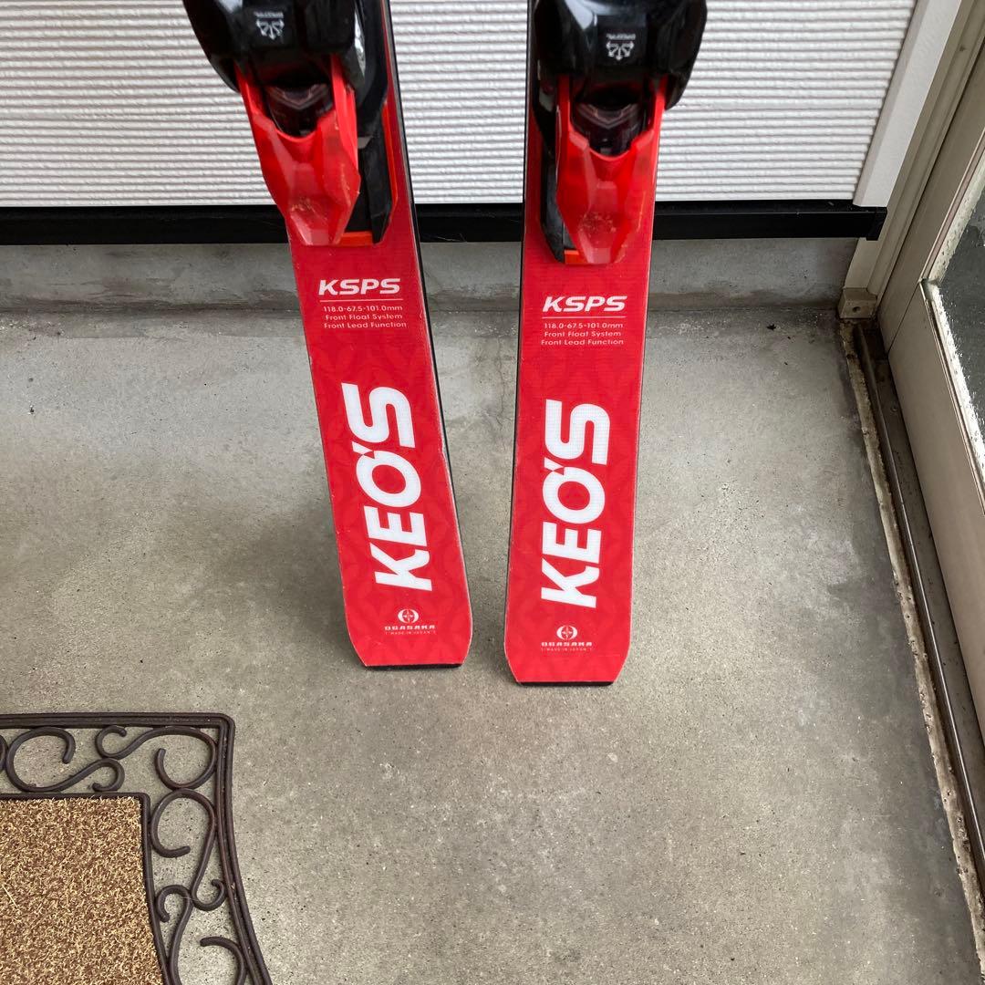OGASAKA KEOS スキー板 赤