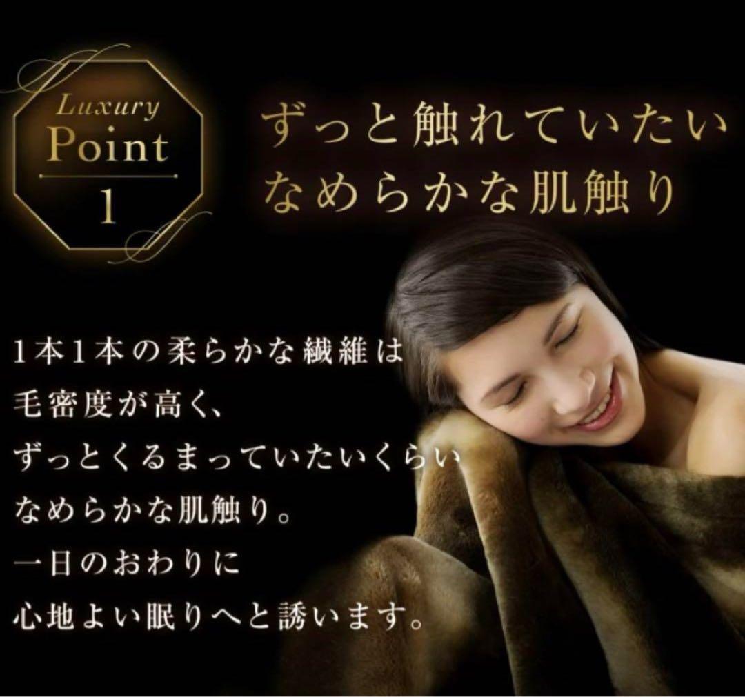 ゆき。新品！【CALDO NIDO/カルドニード】ダブル敷毛布