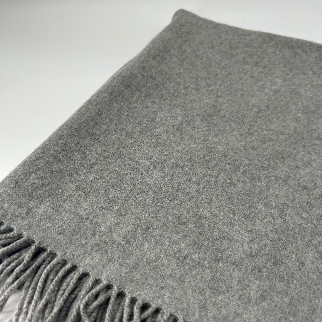 14533✨ジョンストンズオブエルガン カシミヤ100%大判ストールマフラー無地