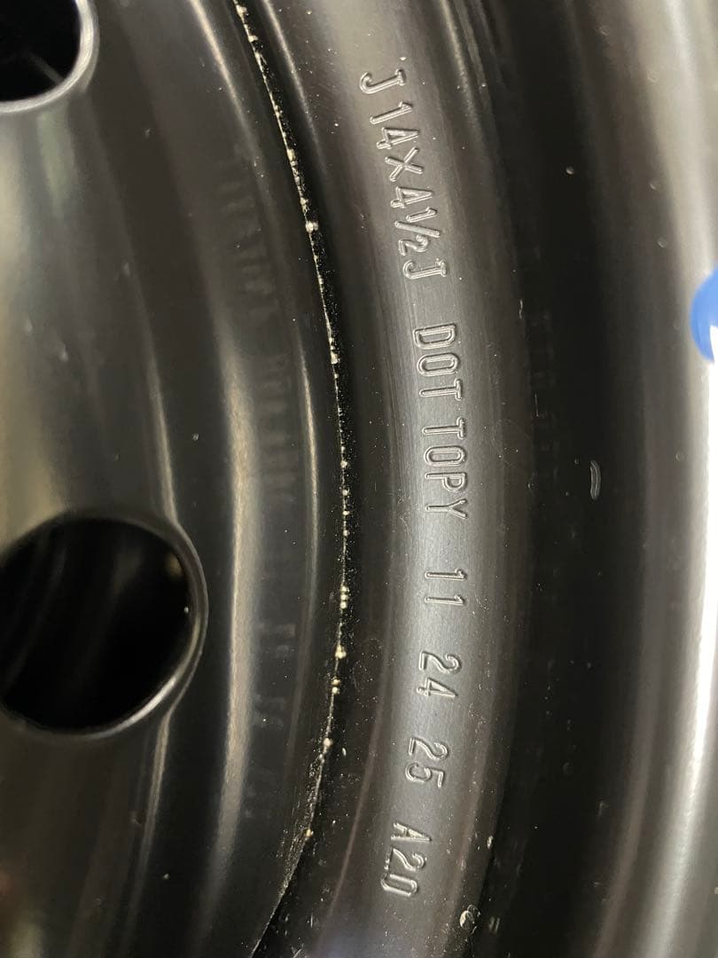 スズキマツダホイール4本　スチールホイール鉄チン　　14インチ　未使用　美品