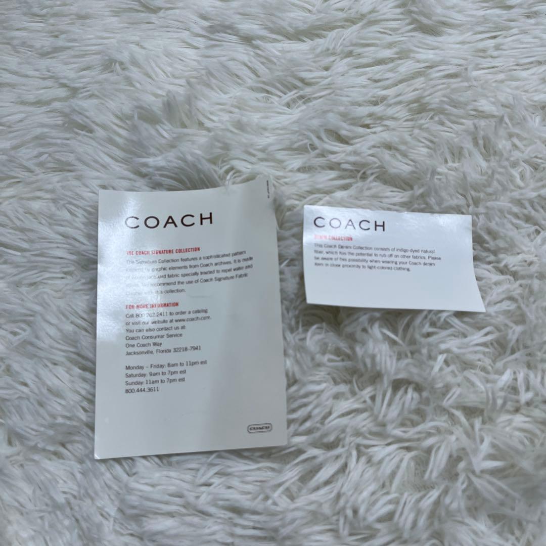美品 コーチ ショルダーバッグ デニム シグネチャー ソーホー 12534