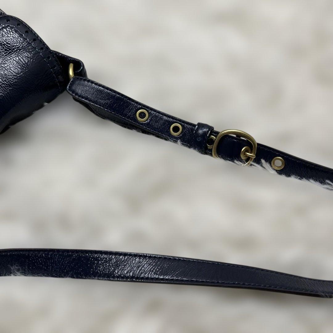 美品 コーチ ショルダーバッグ デニム シグネチャー ソーホー 12534