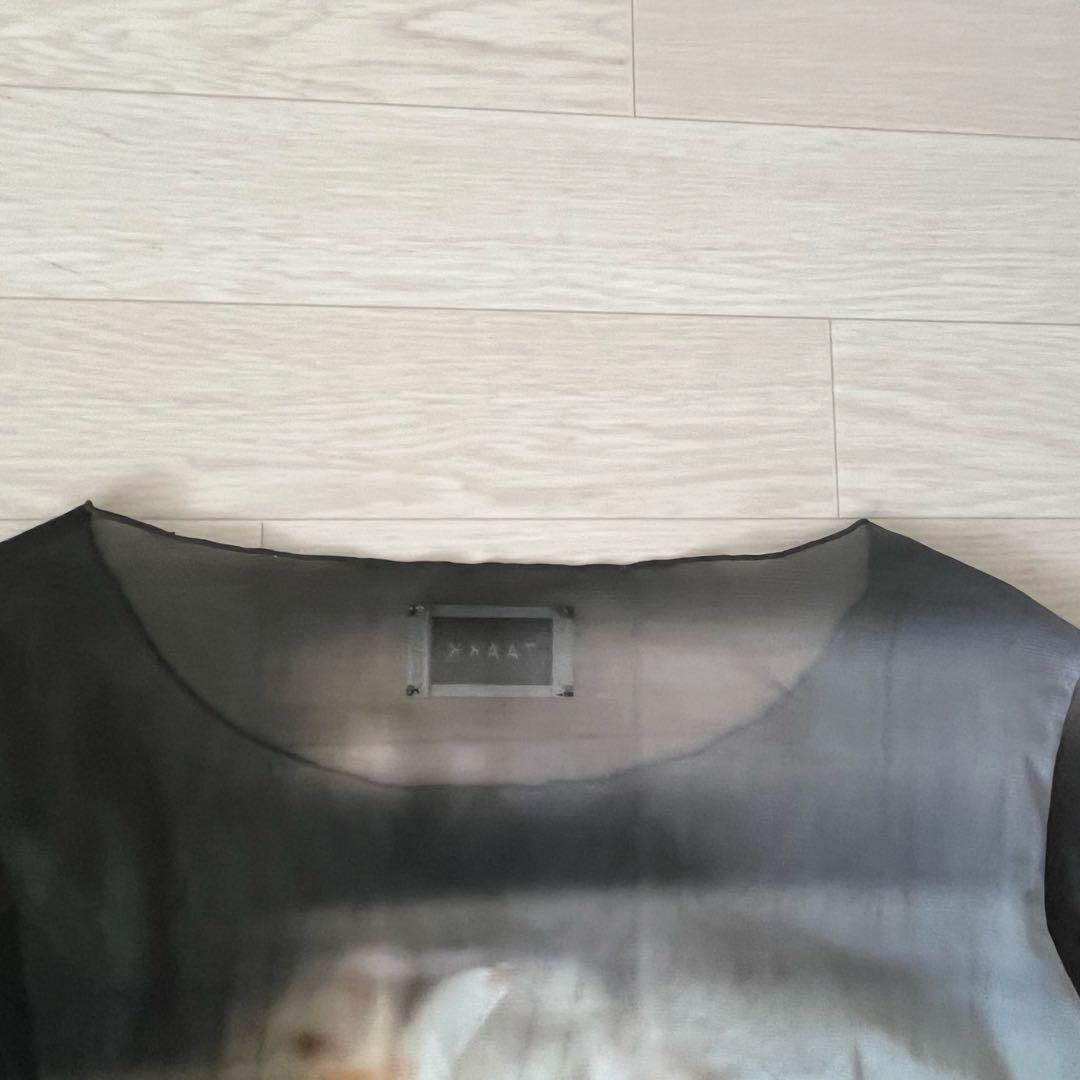 TAAKK 21SS TAAKK tulle tee 花柄 長袖 カットソー 1