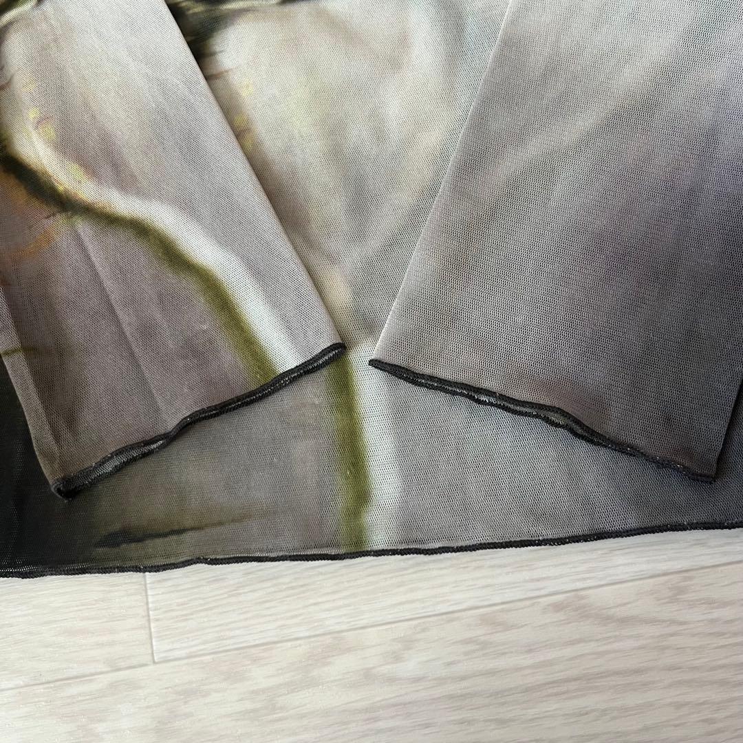 TAAKK 21SS TAAKK tulle tee 花柄 長袖 カットソー 1