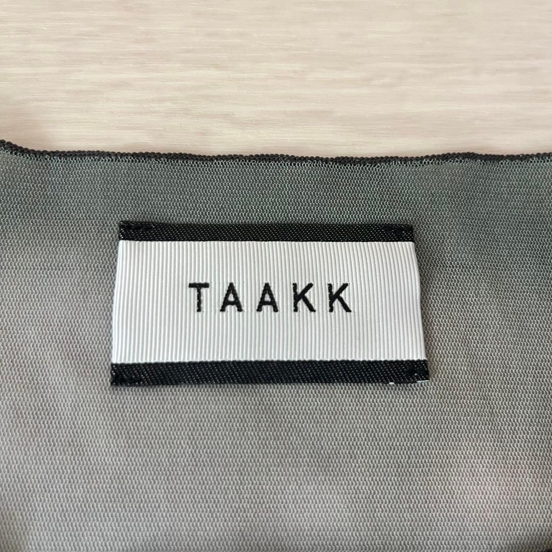 TAAKK 21SS TAAKK tulle tee 花柄 長袖 カットソー 1