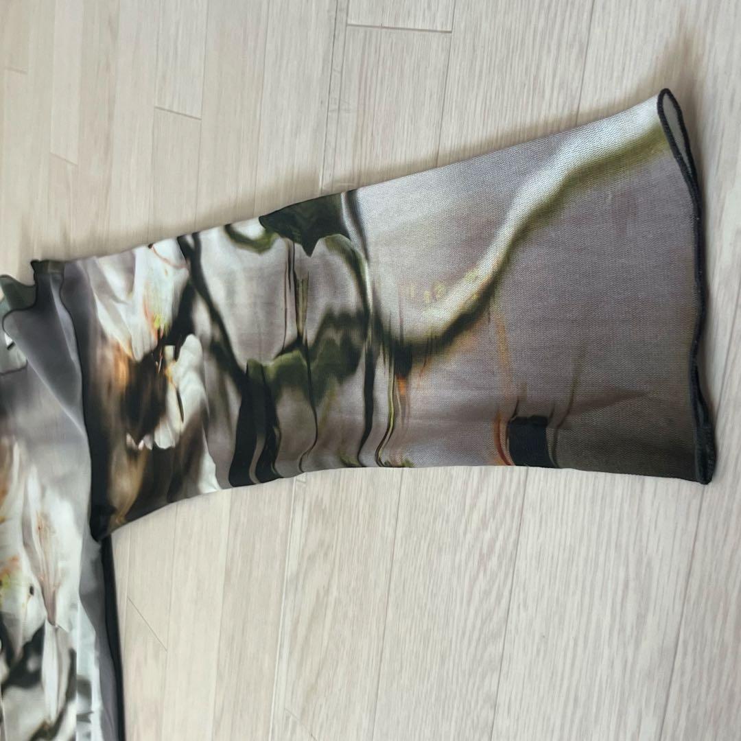 TAAKK 21SS TAAKK tulle tee 花柄 長袖 カットソー 1