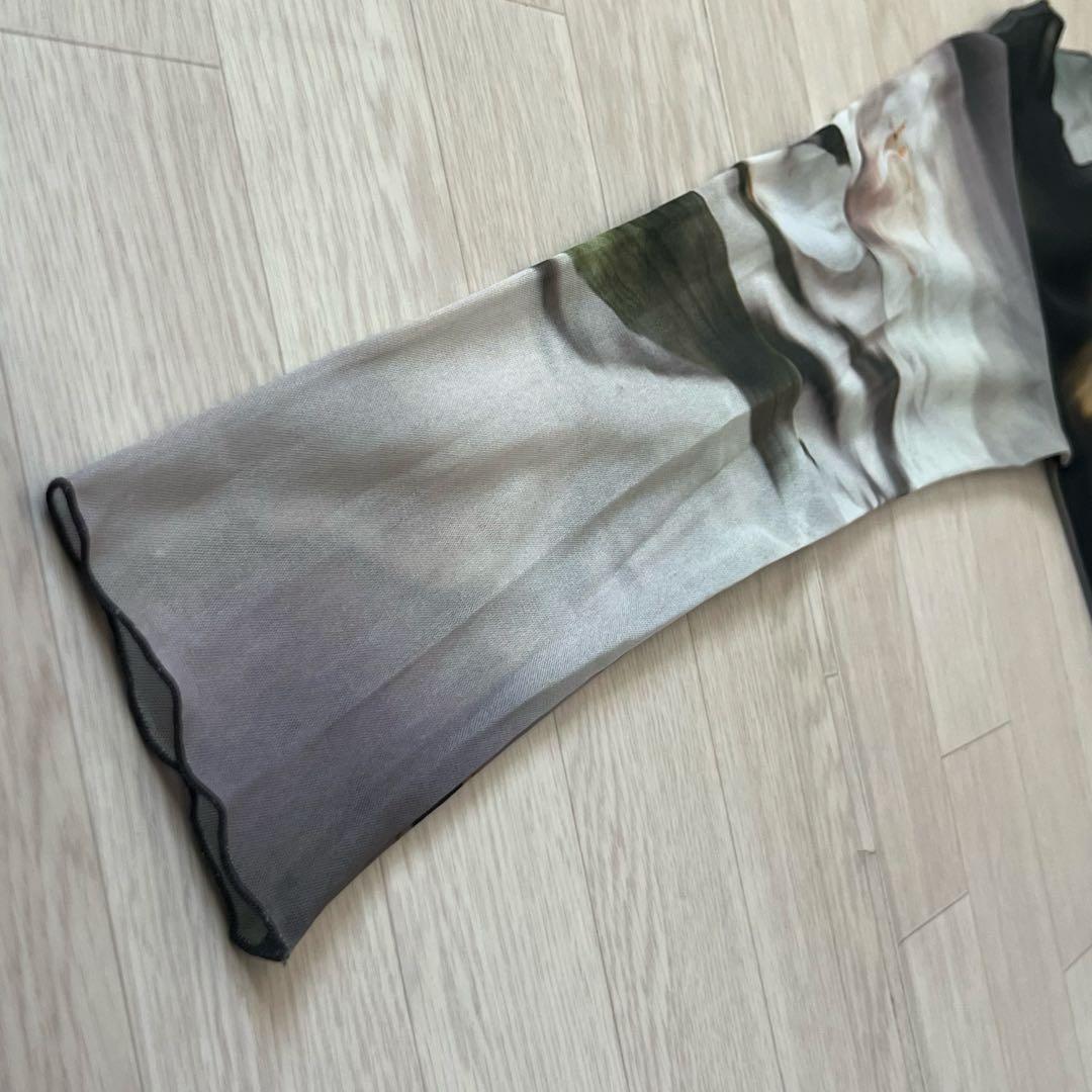 TAAKK 21SS TAAKK tulle tee 花柄 長袖 カットソー 1