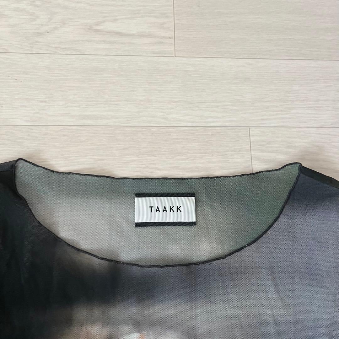 TAAKK 21SS TAAKK tulle tee 花柄 長袖 カットソー 1