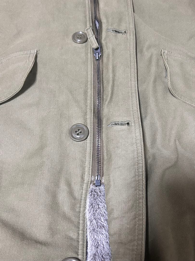 HOUSTON ヒューストン N-2デッキコート ミリタリー