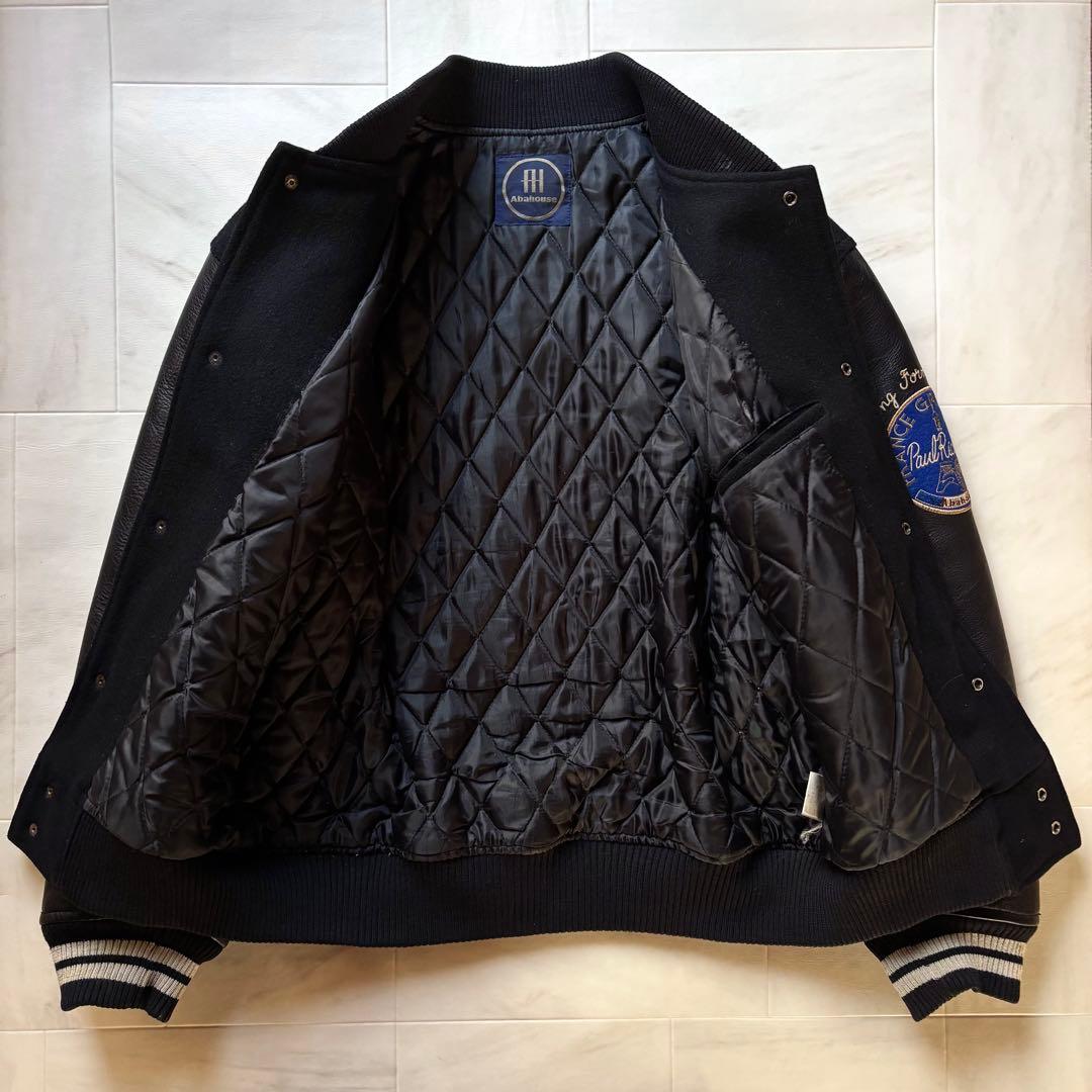 【日本製】 オールドアバハウス スタジャン F-1 フランスGP フリーサイズ