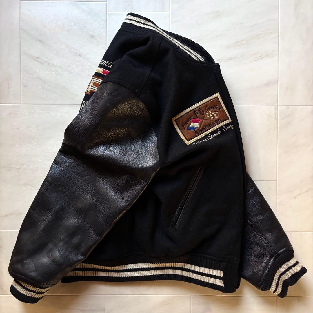 【日本製】 オールドアバハウス スタジャン F-1 フランスGP フリーサイズ