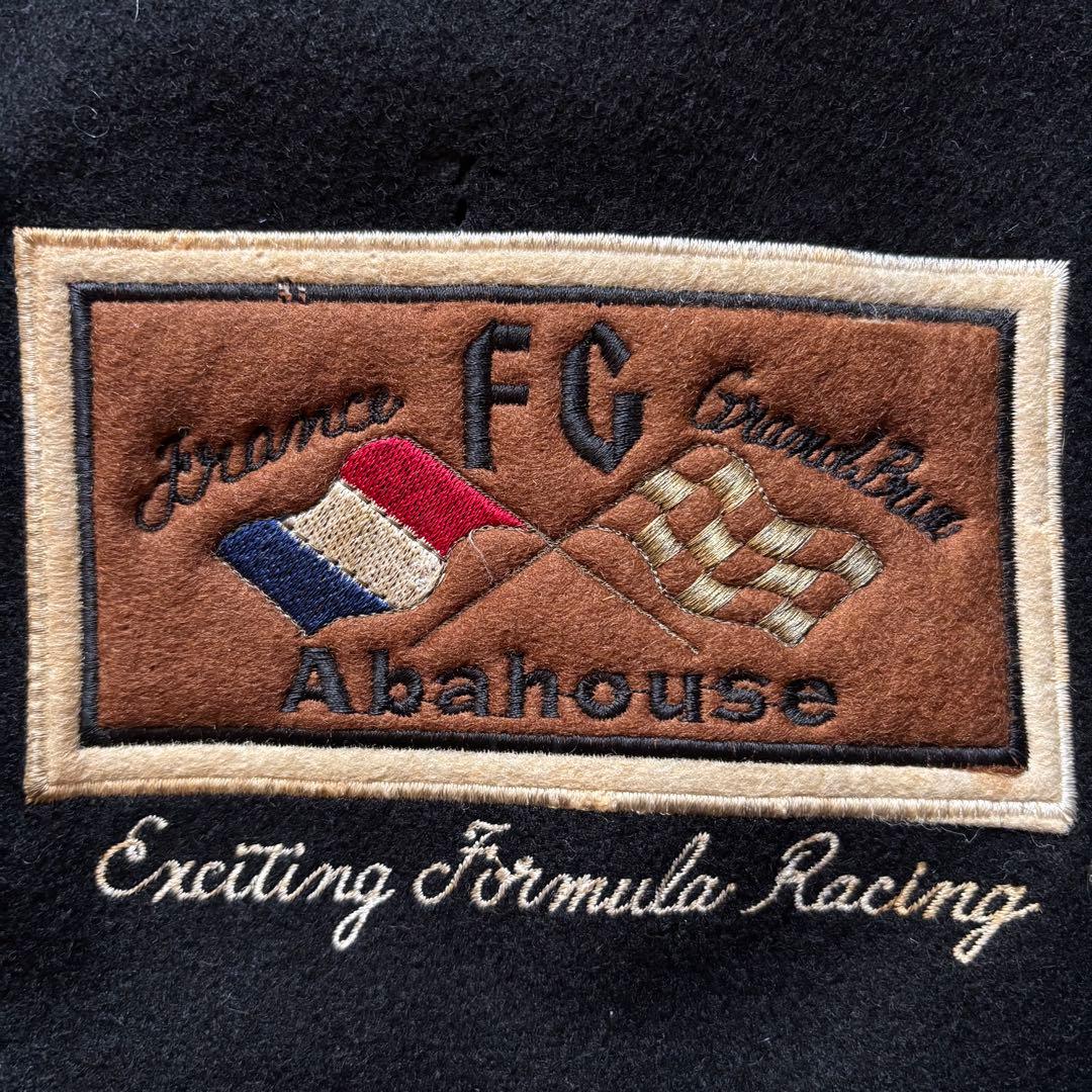 【日本製】 オールドアバハウス スタジャン F-1 フランスGP フリーサイズ