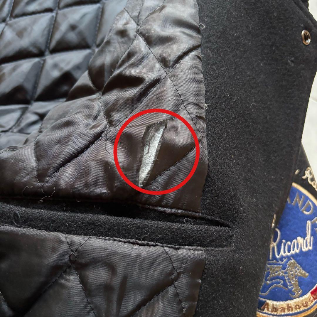 【日本製】 オールドアバハウス スタジャン F-1 フランスGP フリーサイズ