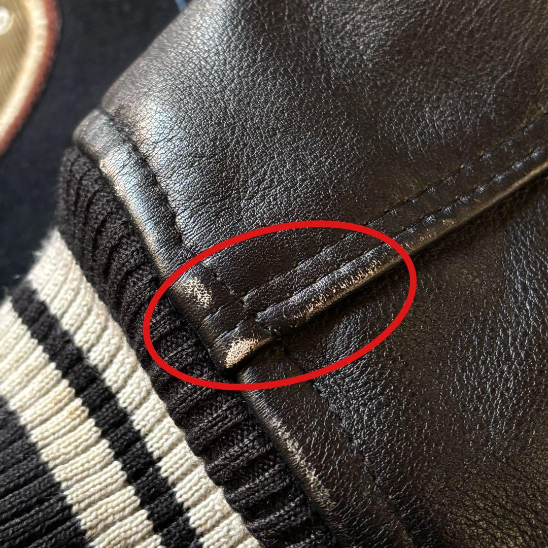 【日本製】 オールドアバハウス スタジャン F-1 フランスGP フリーサイズ