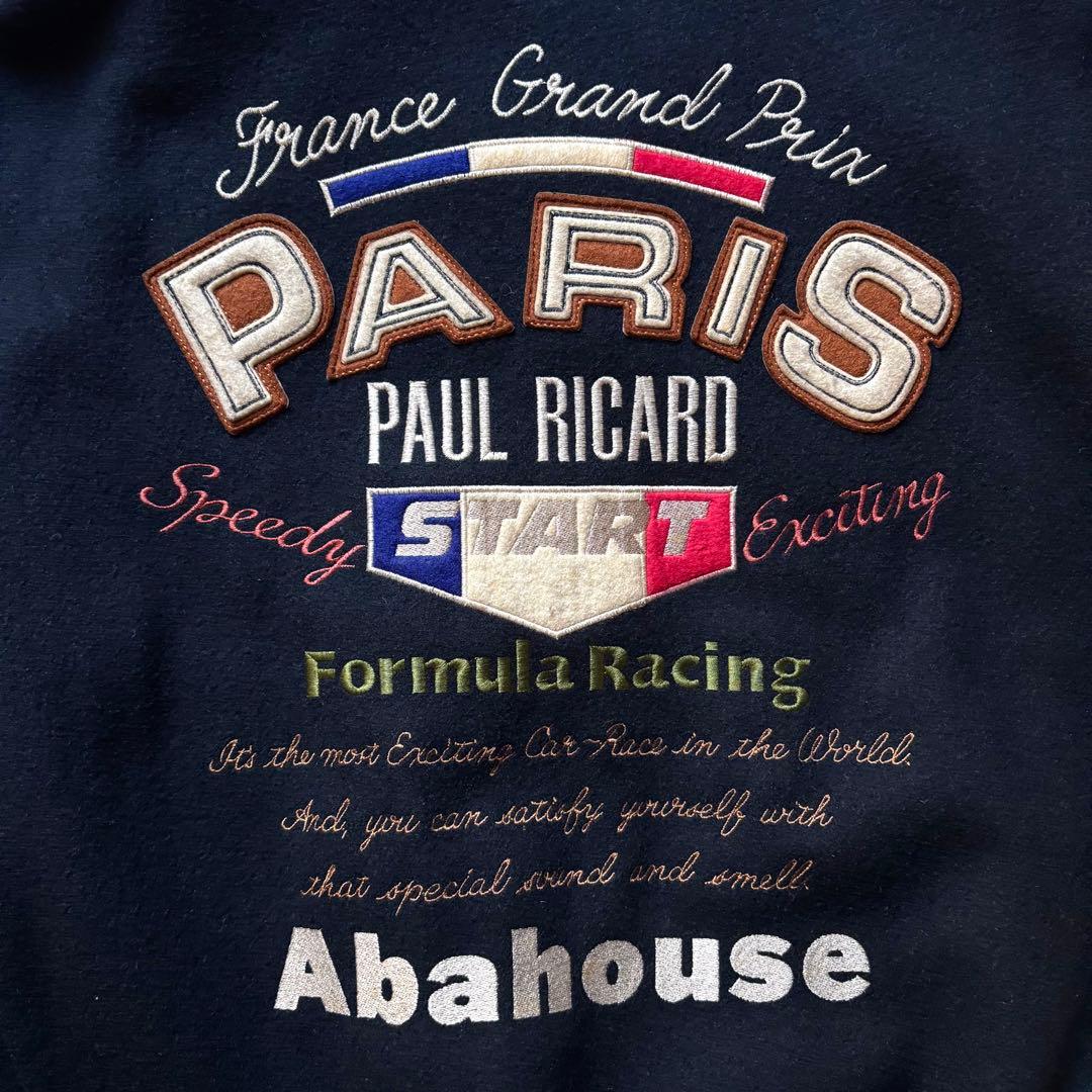 【日本製】 オールドアバハウス スタジャン F-1 フランスGP フリーサイズ