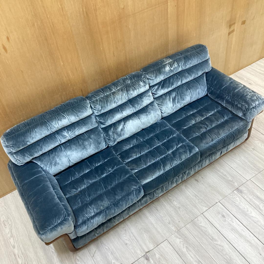 【カリモク】希少　3人掛けソファ　トリプルソファ　karimoku