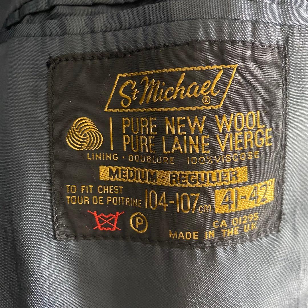 【ヴィンテージ】60s 英国製 Harris Tweed ダブルブレストコート