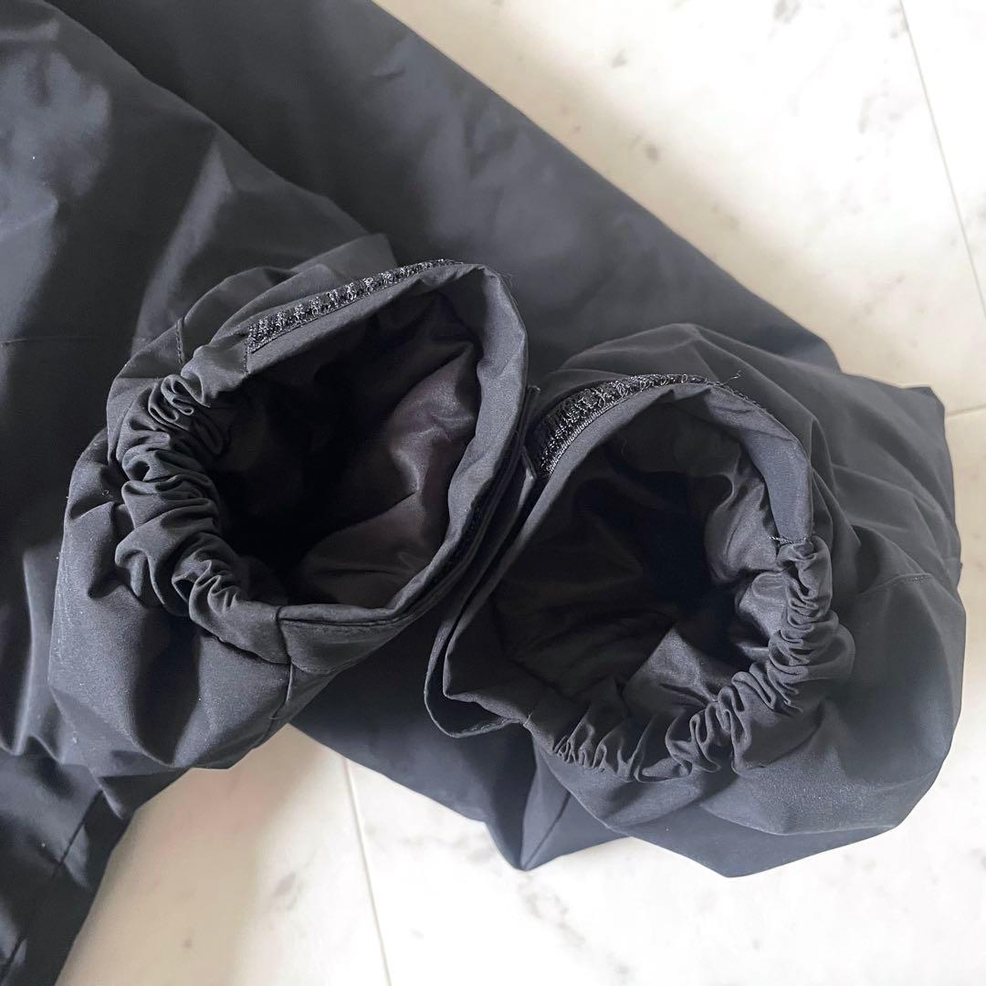 スローブイエナ ポリエステルタッサー中綿モンスターパーカーブルゾン ブラック