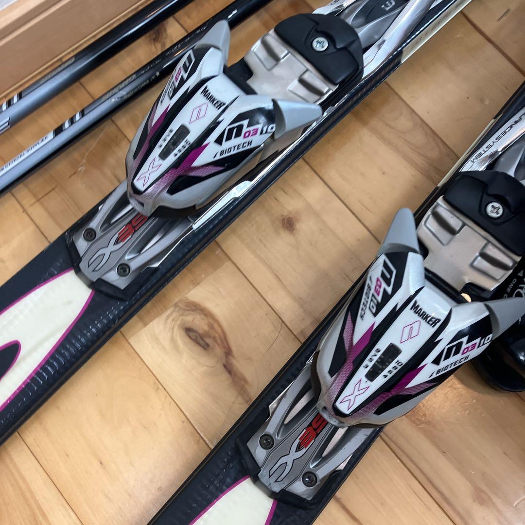 スキーセット　NORDICA 143cm n10 セット　ノルディカ　レディース