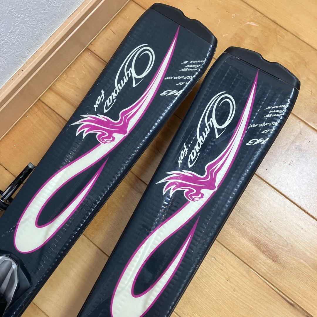 スキーセット　NORDICA 143cm n10 セット　ノルディカ　レディース