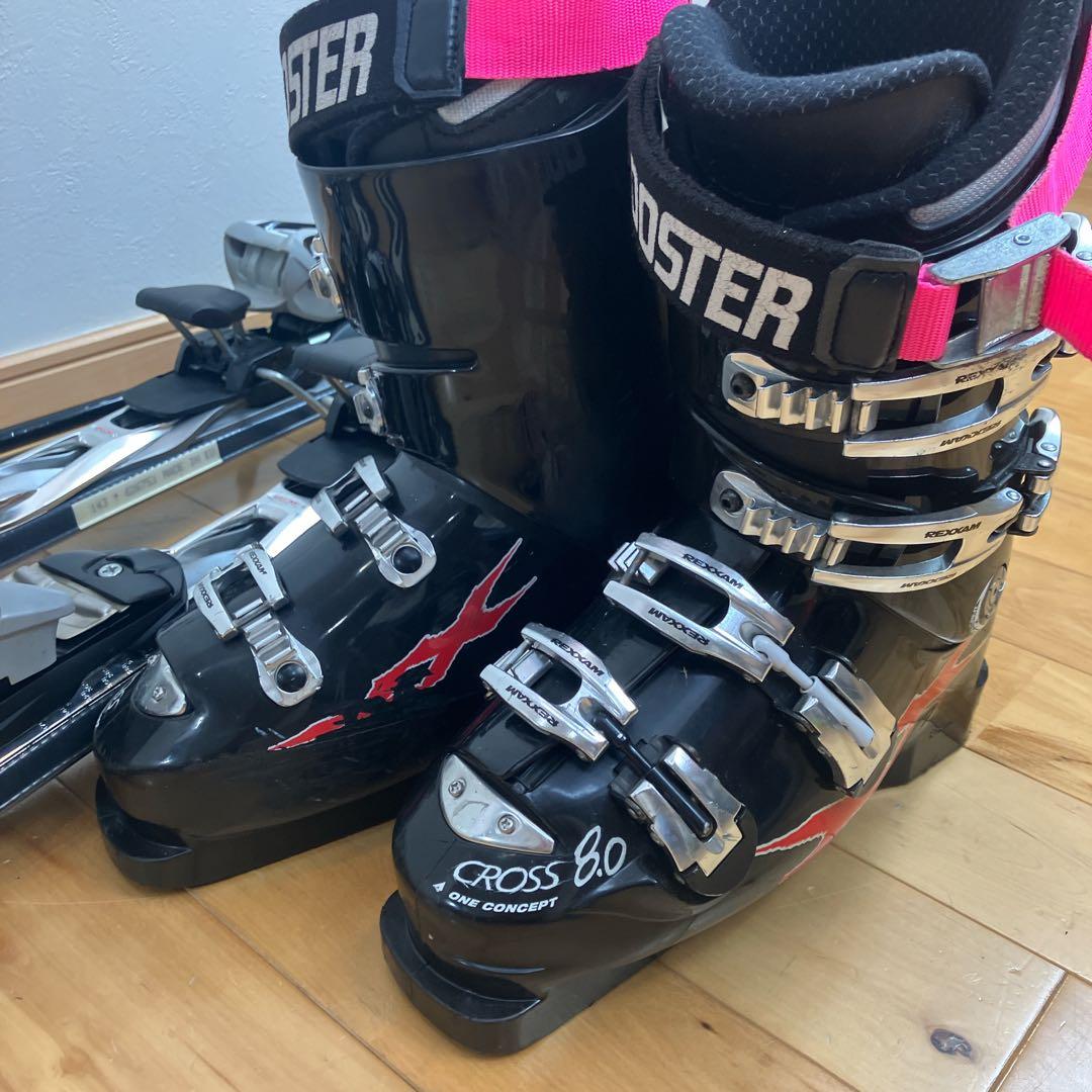 スキーセット　NORDICA 143cm n10 セット　ノルディカ　レディース