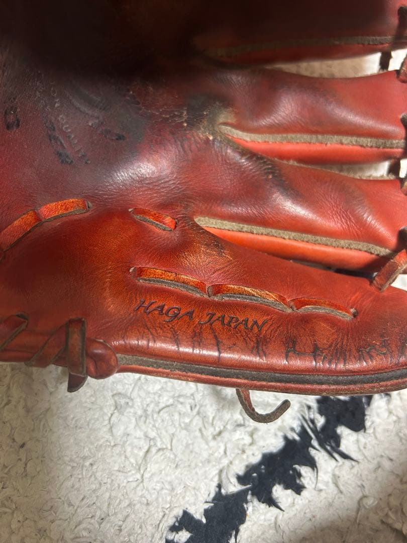 ミズノ 硬式グローブ レザー 茶色