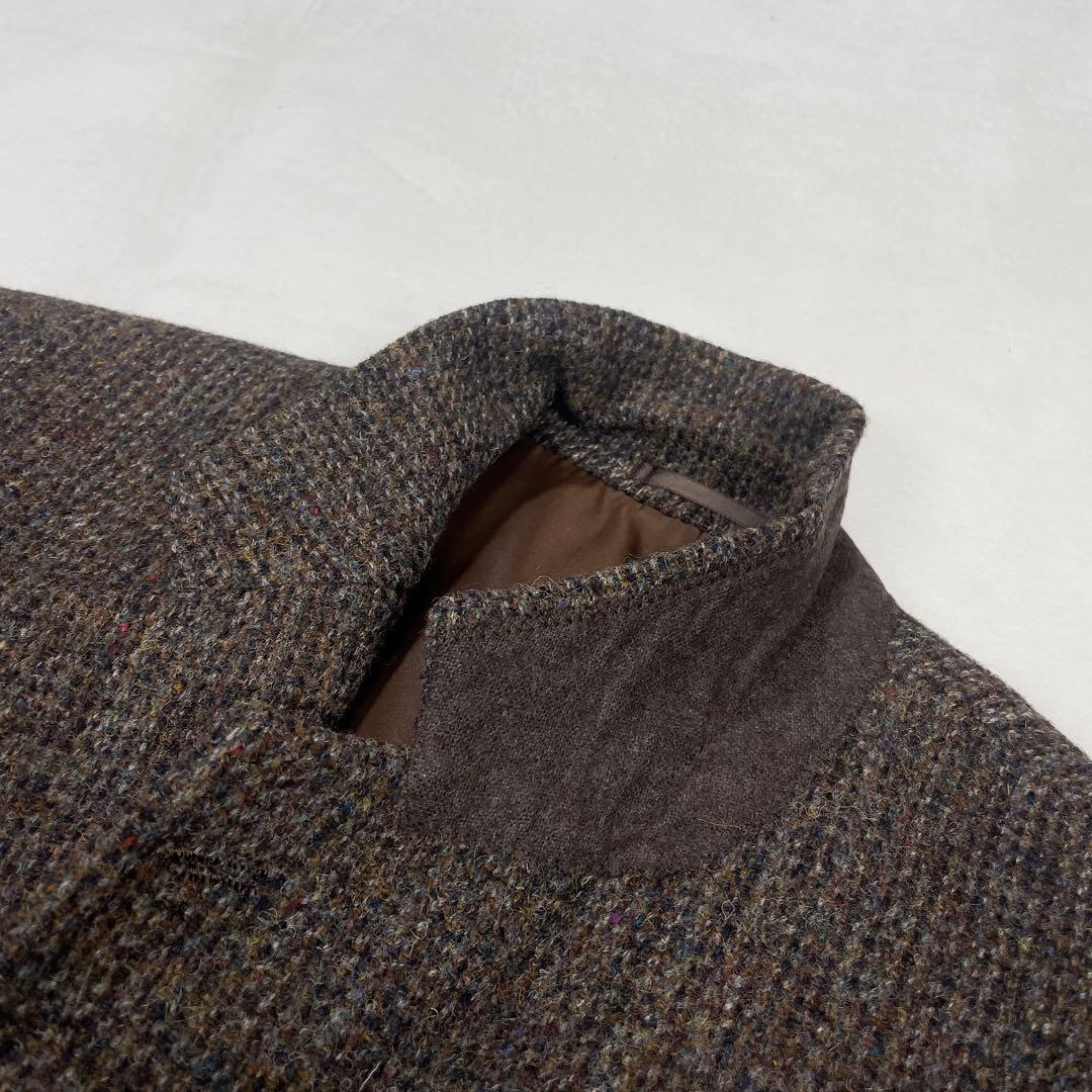 ハリスツイード× Berwick ツイードウール テーラードジャケット 92A5