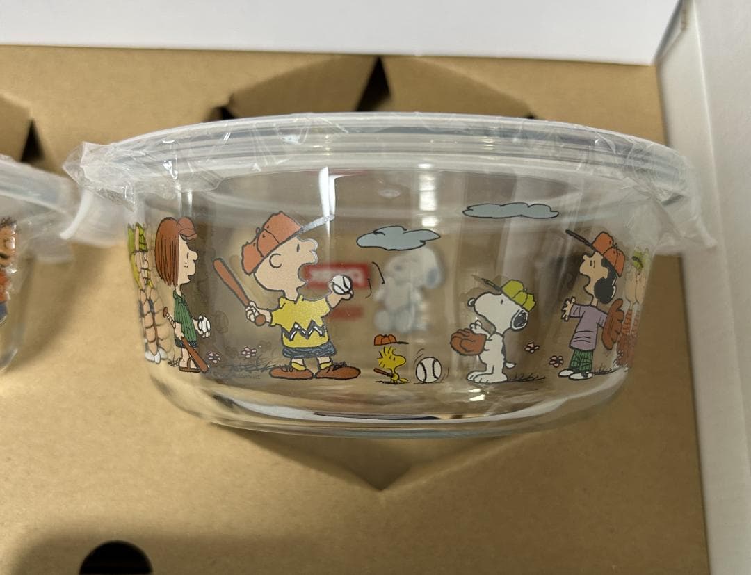 パイレックス スヌーピーガラス ストレージセット 耐熱容器