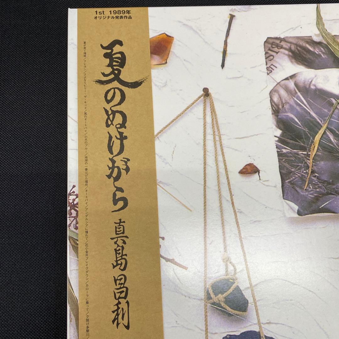 真島昌利／夏のぬけがら 12インチアナログレコード