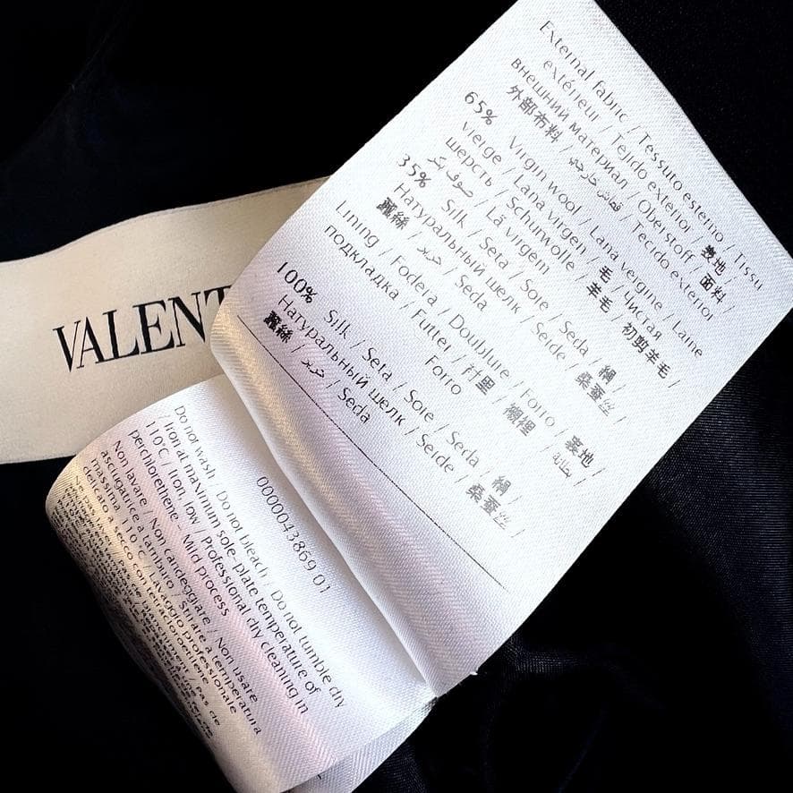 極美品★VALENTINO最高級ライン★シルクウール★フレア★ロングワンピース