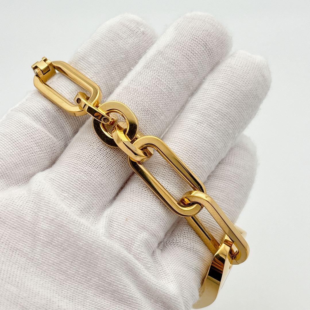 【美品・電池新品・付属品】GUCCI 6155L ゴールド ブレスレット 腕時計