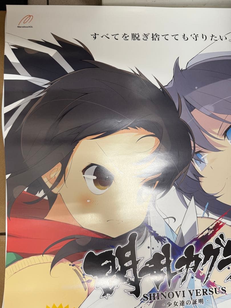 閃乱カグラ　SHINOBI VERSUS 少女達の証明　非売品ポスター