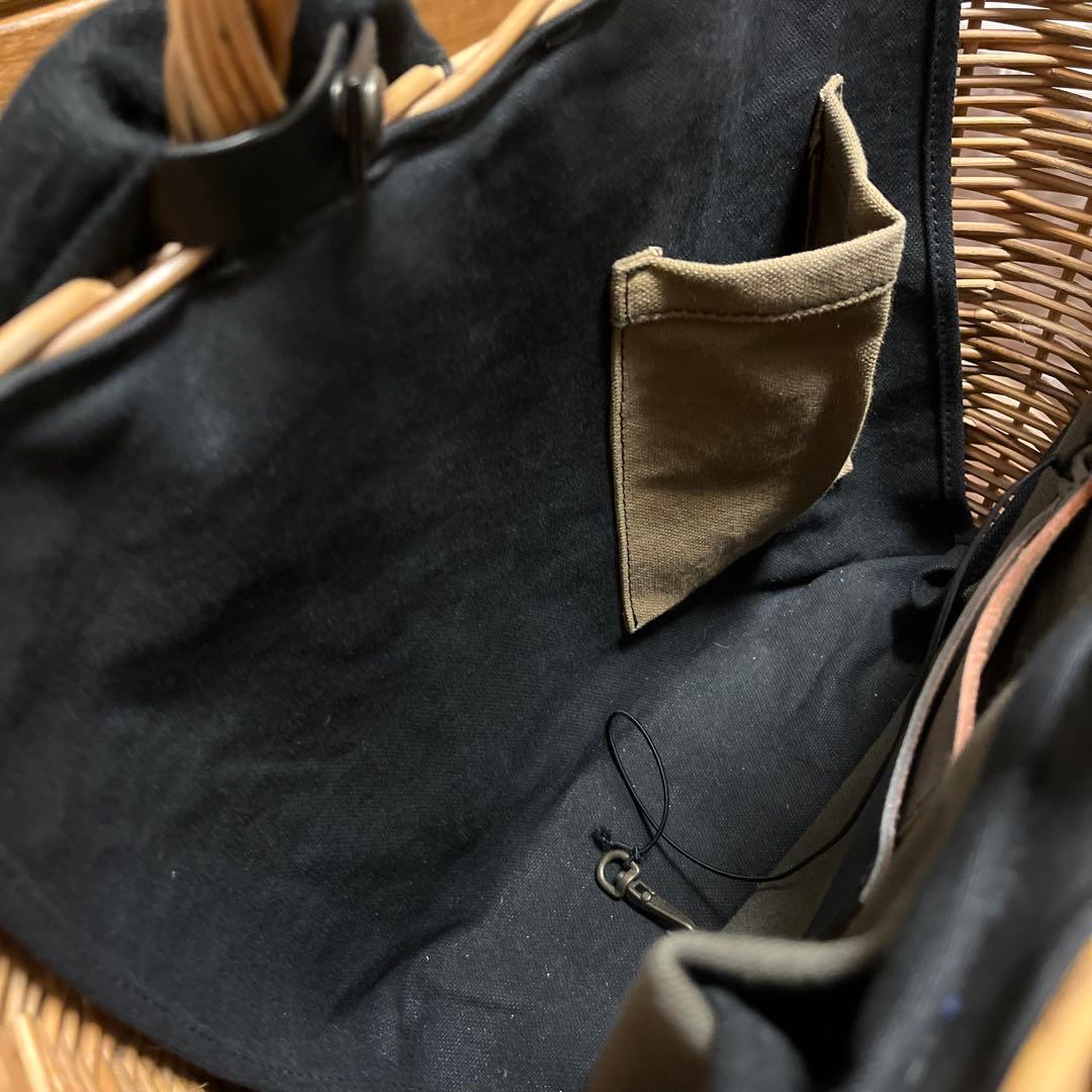 【お値下げ】エバゴス かごバッグ リネンカバー付き