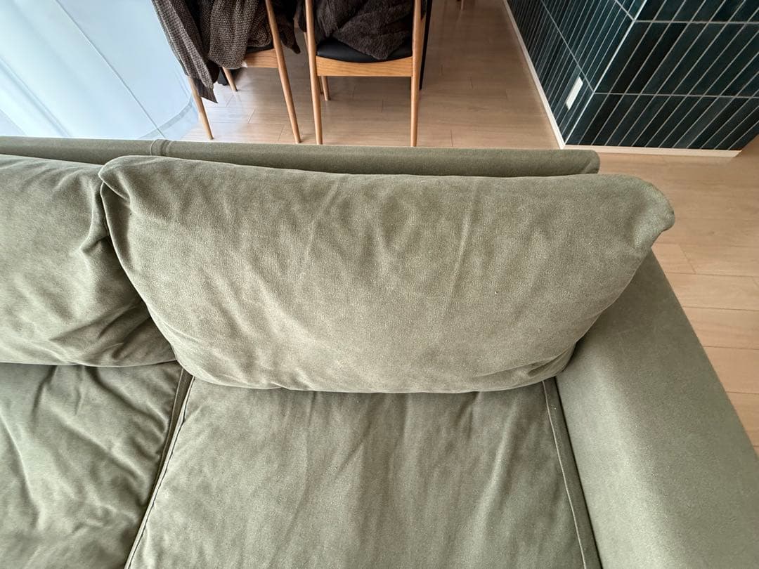 ☆特価☆ CRASHGATE バレットソファ キャンバスグリーン 2.5人掛け