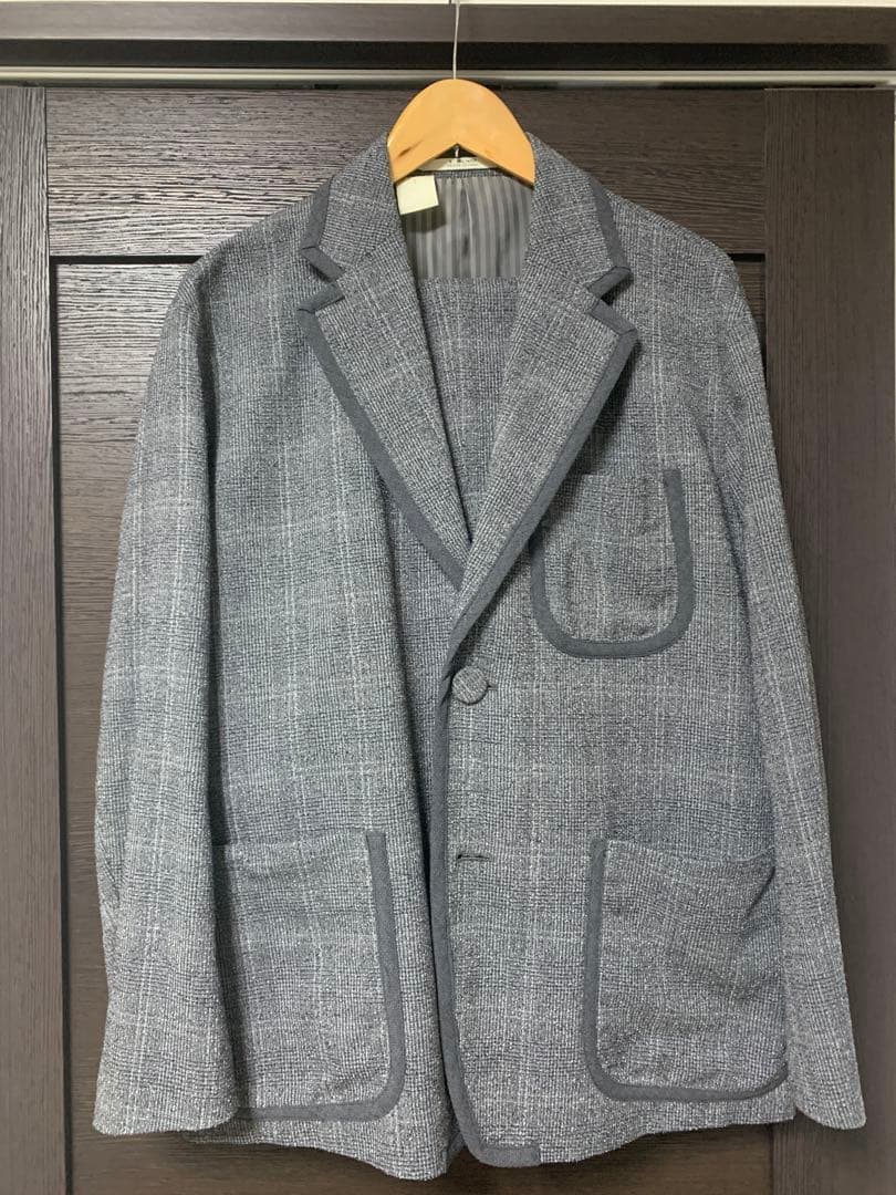 N.HOOLYWOOD 2018ss グレー チェック柄 セットアップ38