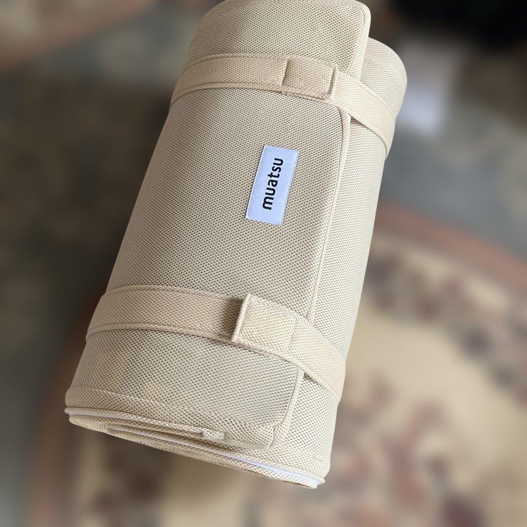 おまめ　muatsu リラックスムアツマット　ベージュ　スリム
