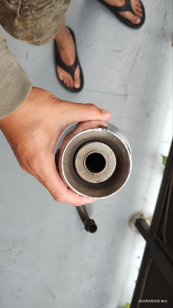 ホットラン SR400 1JR ステンレス マフラー ワンオフ