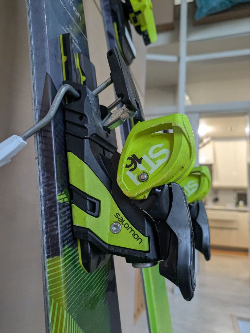 Salomon スキー 板 グレー/グリーン