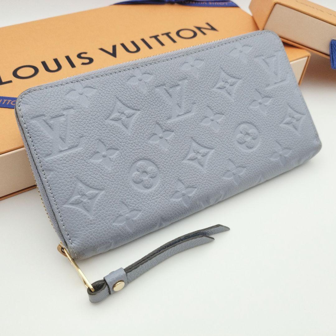 ✨極上美品✨希少色 ルイヴィトン アンプラント ジッピーウォレット リラ ブルー
