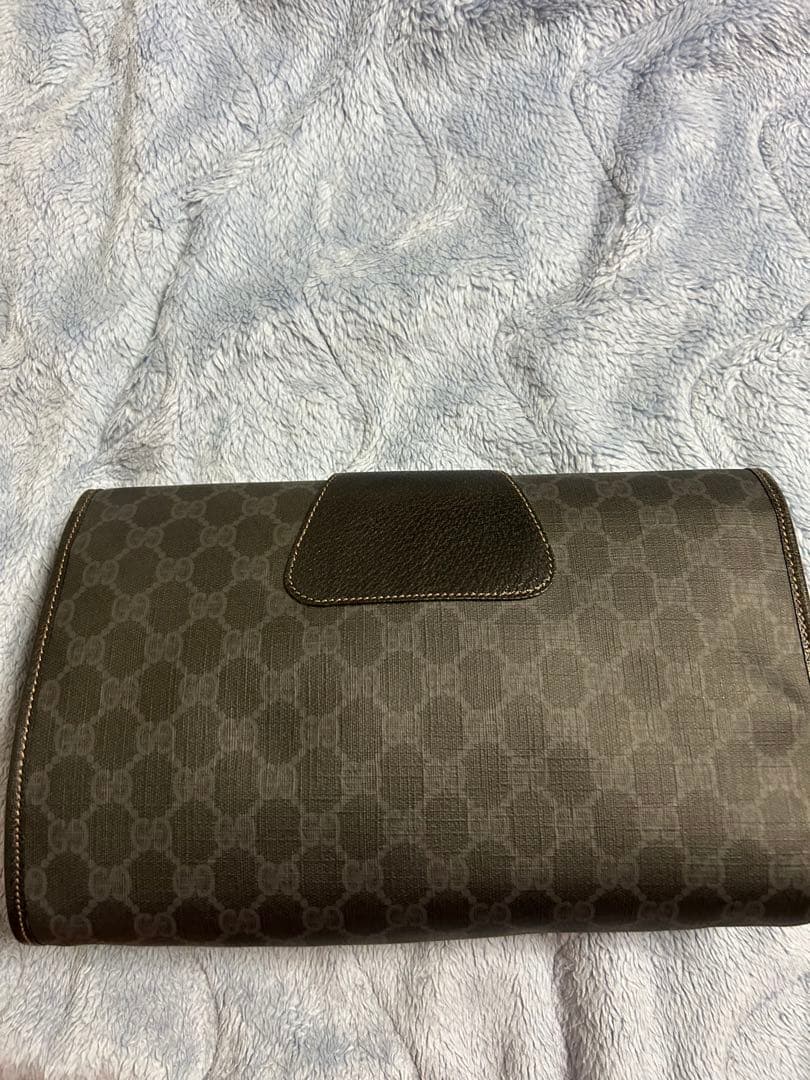 Gucci ダークブラウン クラッチバッグ
