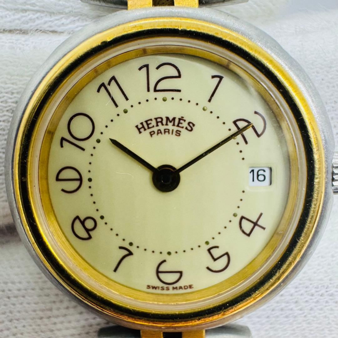 ✨エルメス✨プロフィール✨SS×GPコンビ✨デイト✨WR✨クオーツ✨腕時計✨